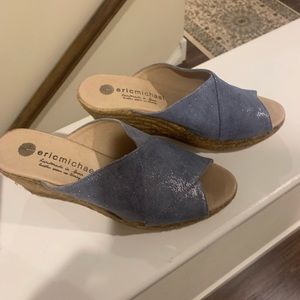 Eric Michael  summer wedges never been worn